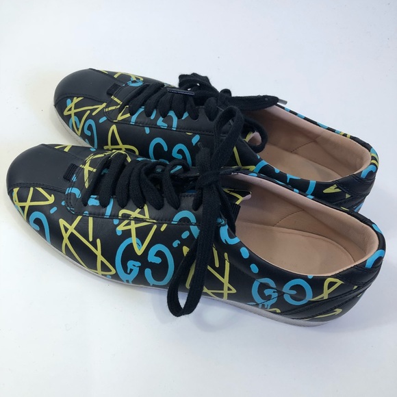 Gucci graffiti sneakers Clearance